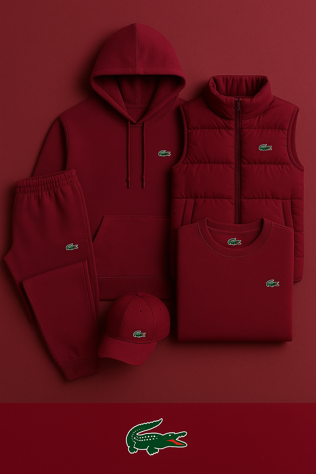 Ensemble Lc Premium – Hoodie, Pantalon, T-shirt, Gilet & Casquette